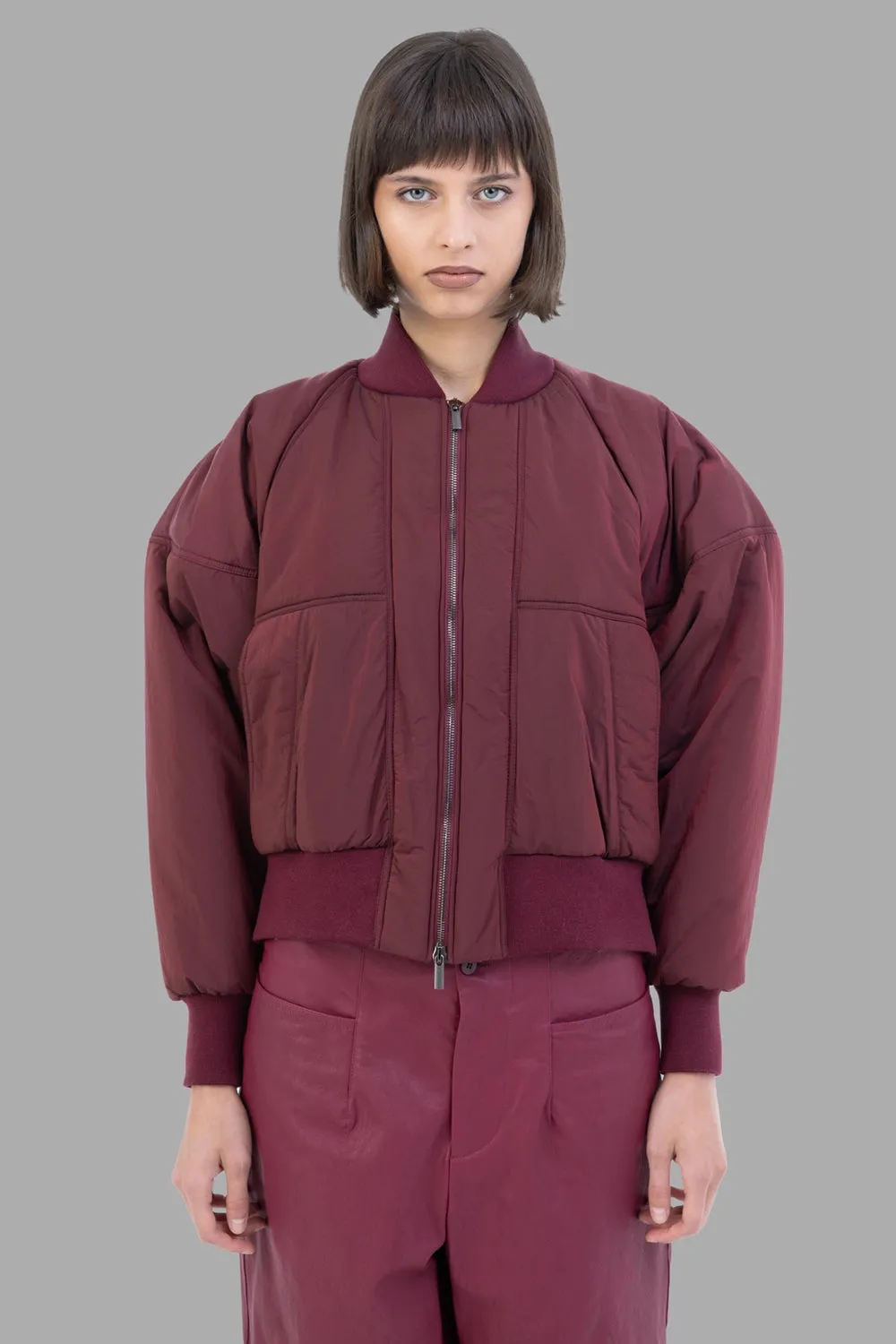Oversized Padded Bomber Jacket sold by Plus Zero Concept Store