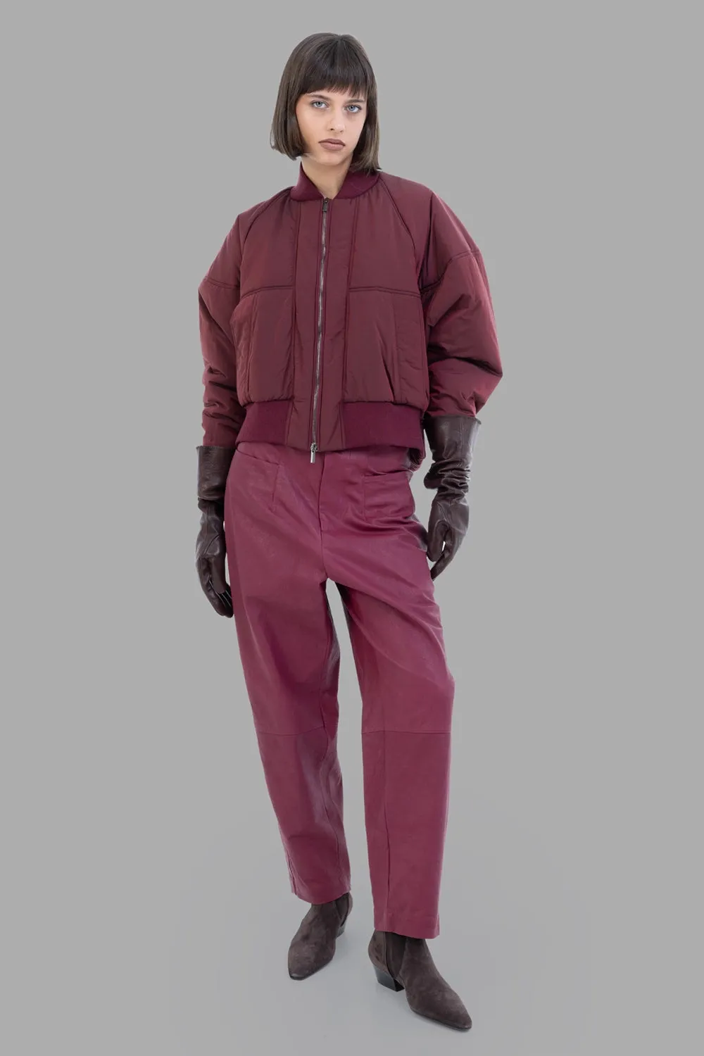 Oversized Padded Bomber Jacket sold by Plus Zero Concept Store product image thumbnail 3