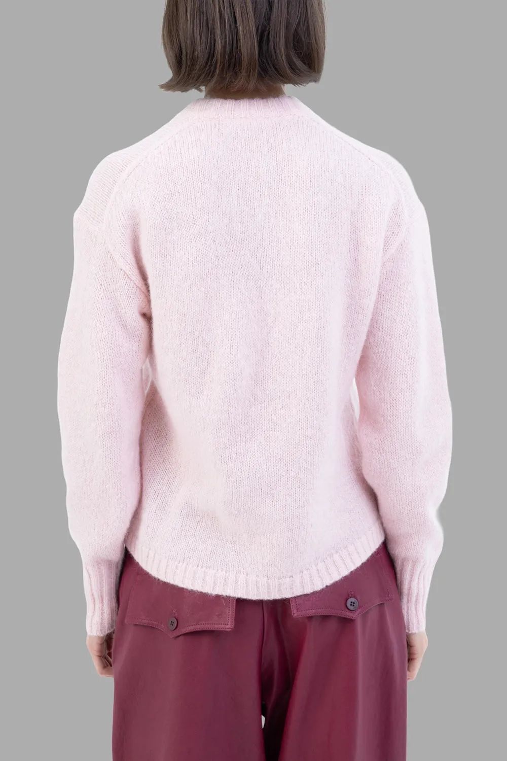 Brie Mohair-Blend Sweater in Chalk Pink sold by Plus Zero Concept Store product image thumbnail 3