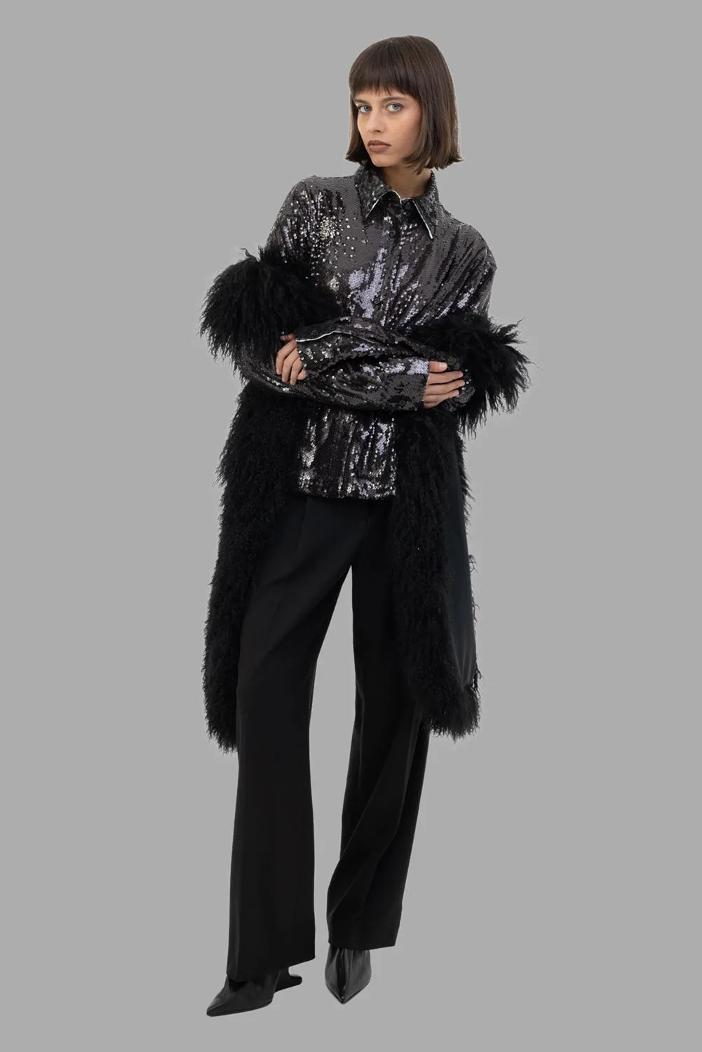 Full-Sequins Classic Shirt sold by Plus Zero Concept Store product image thumbnail 2