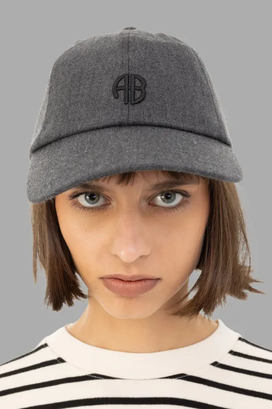 Wool Monogram Baseball Cap sold by Plus Zero Concept Store