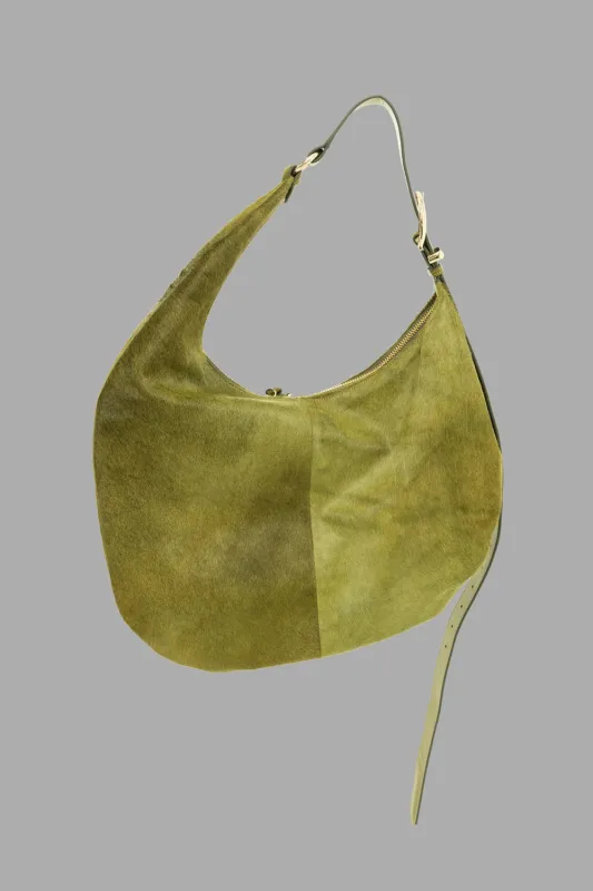 Large Hobo Bag in Olive sold by Plus Zero Concept Store