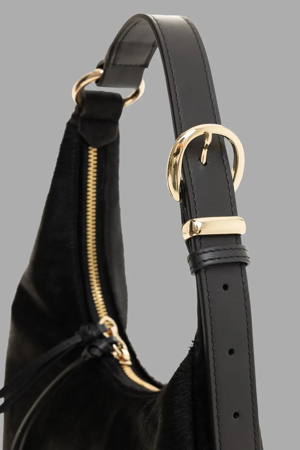 Small Hobo Bag in Noir sold by Plus Zero Concept Store product image thumbnail 2