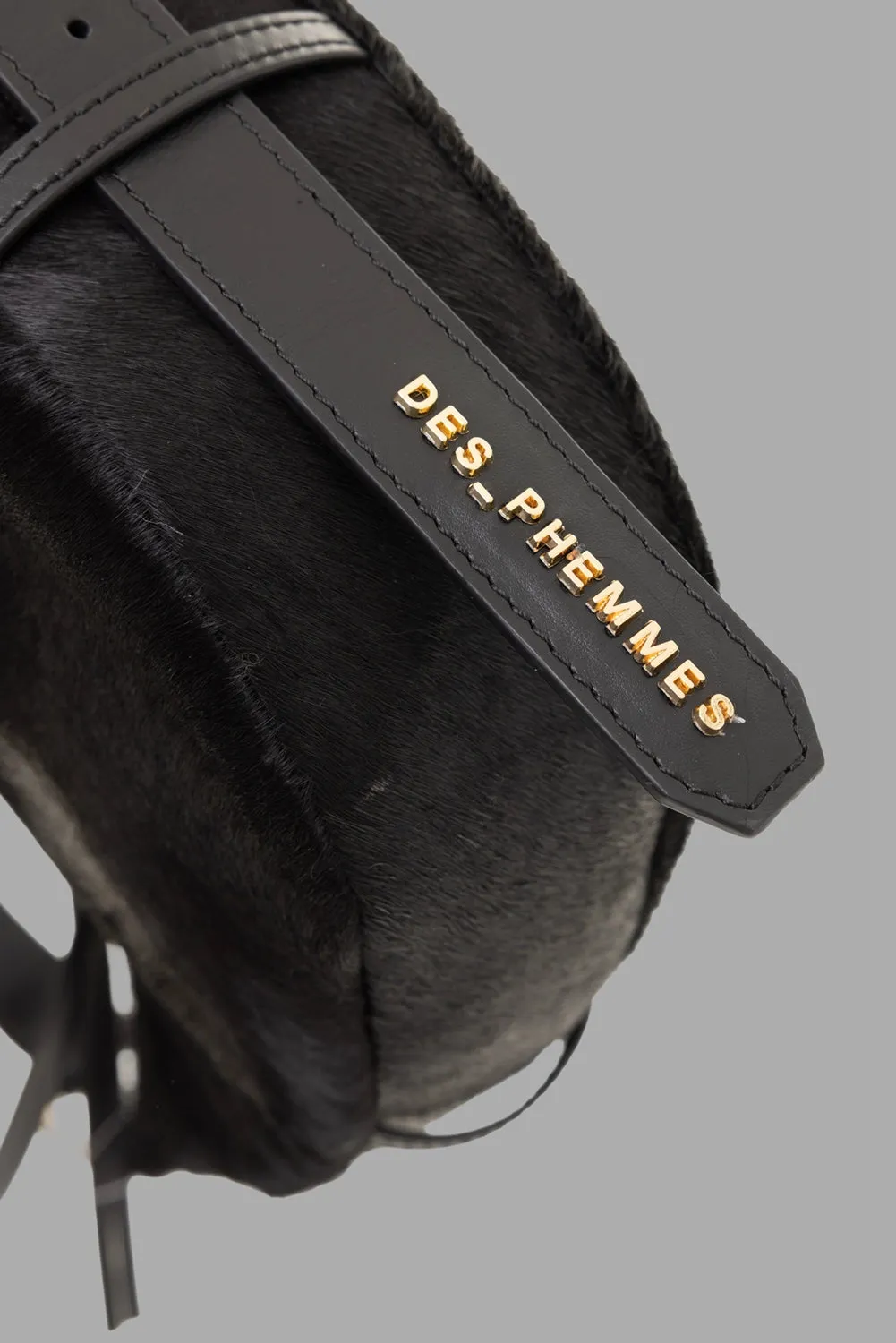 Small Hobo Bag in Noir sold by Plus Zero Concept Store product image thumbnail 3