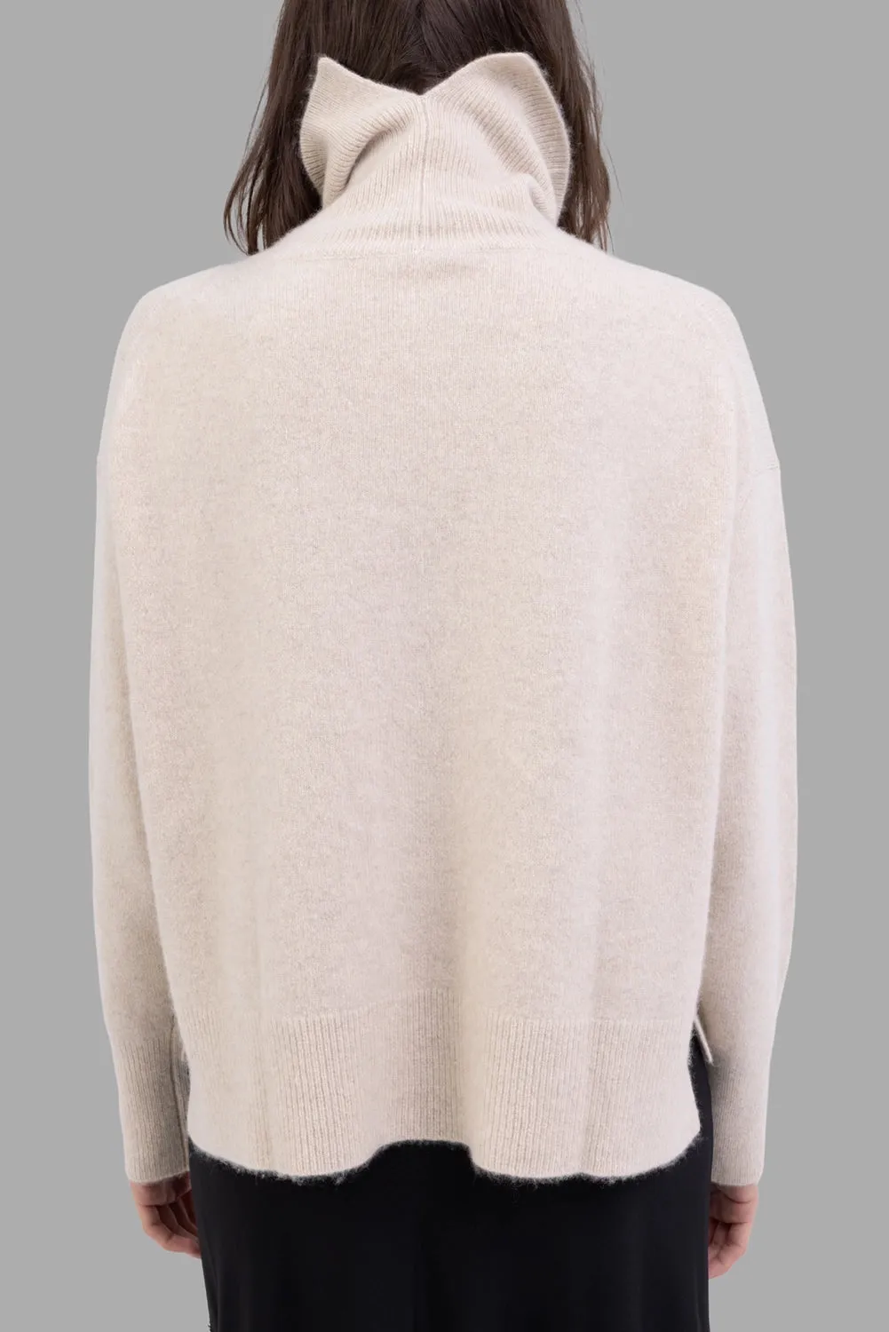 Brushed Cashmere-Blend Turtleneck in Affogato sold by Plus Zero Concept Store product image thumbnail 3