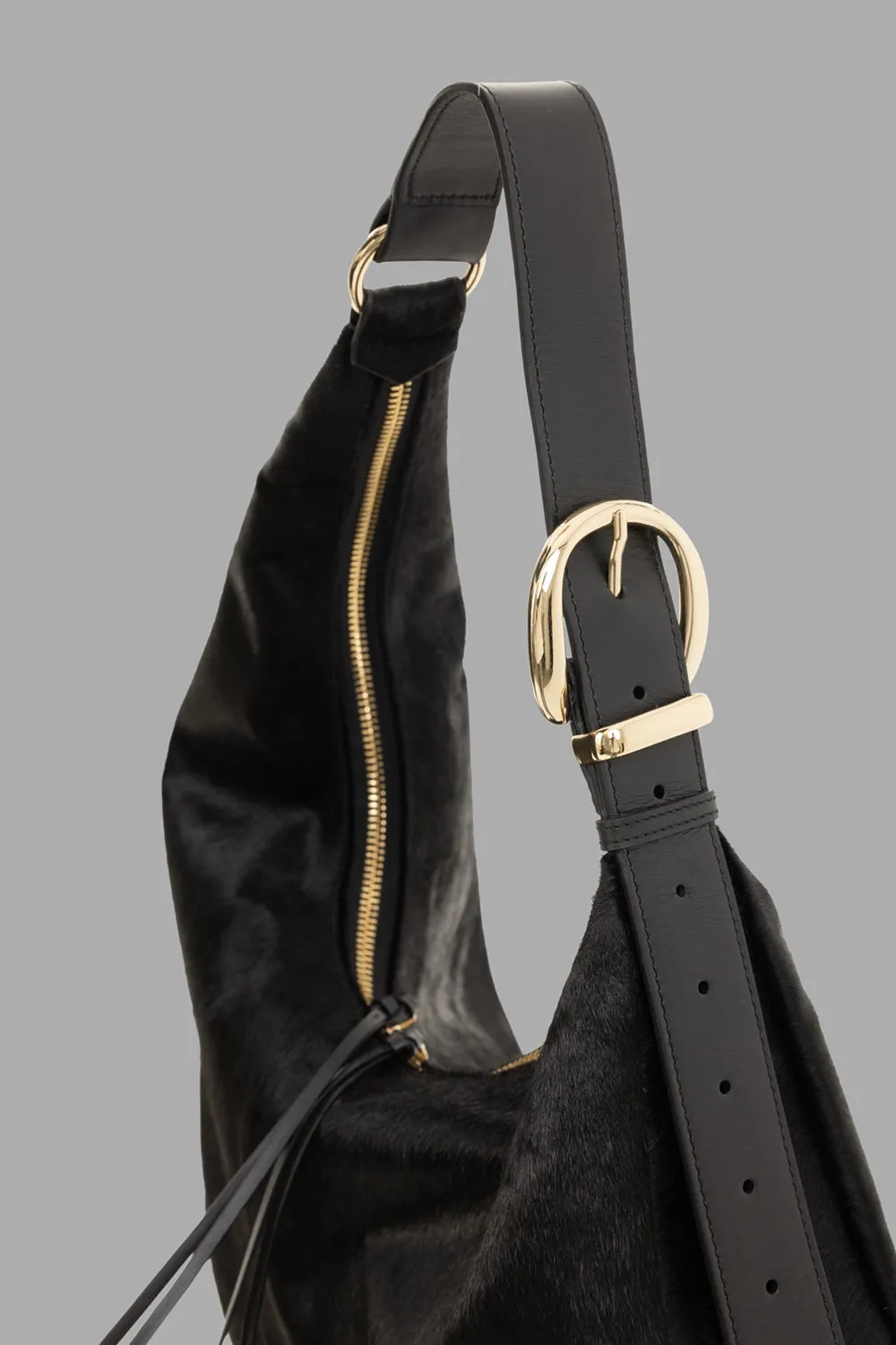 Large Hobo Bag in Noir sold by Plus Zero Concept Store product image thumbnail 3