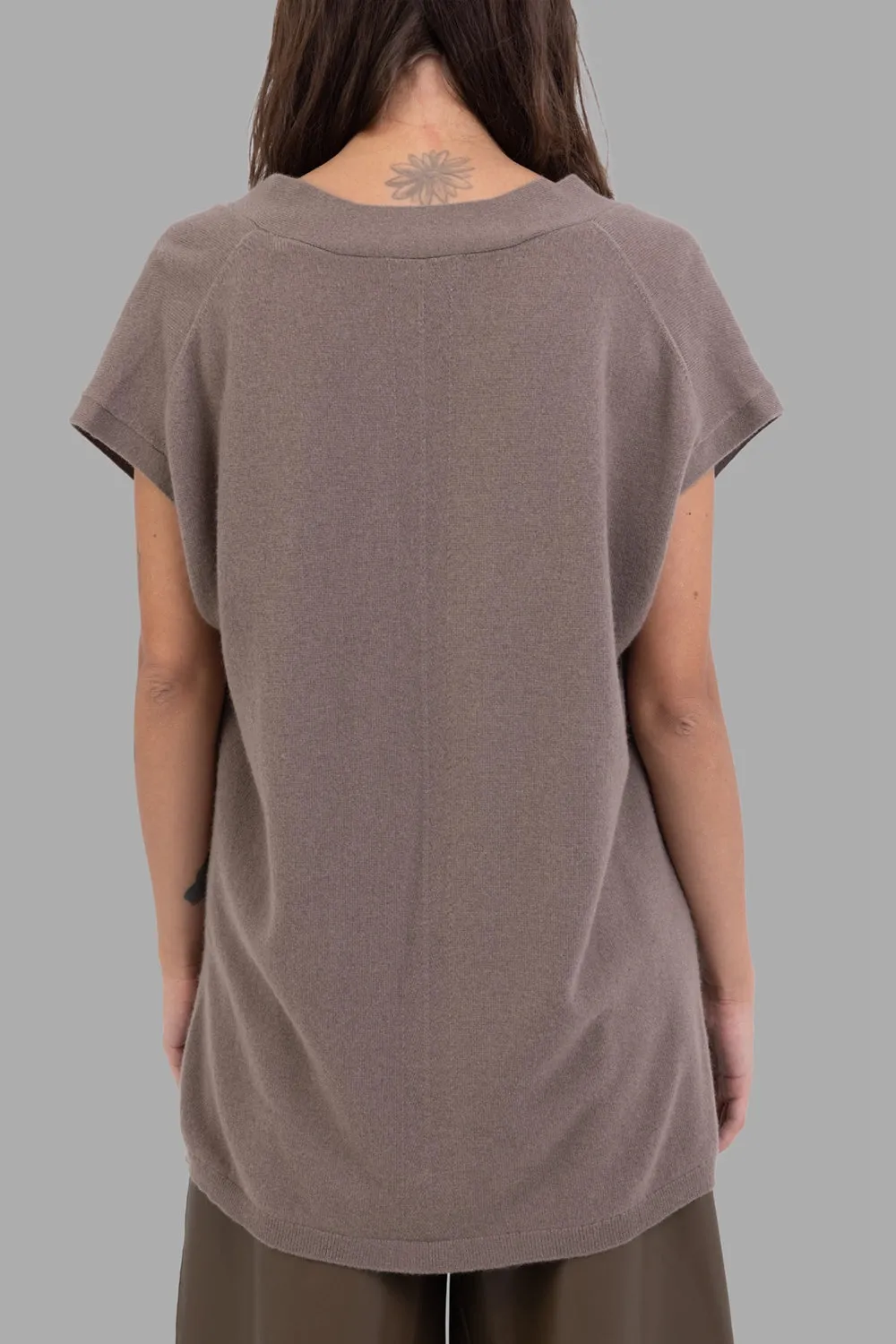 Light Pure Cashmere V-Neck Vest sold by Plus Zero Concept Store product image thumbnail 3