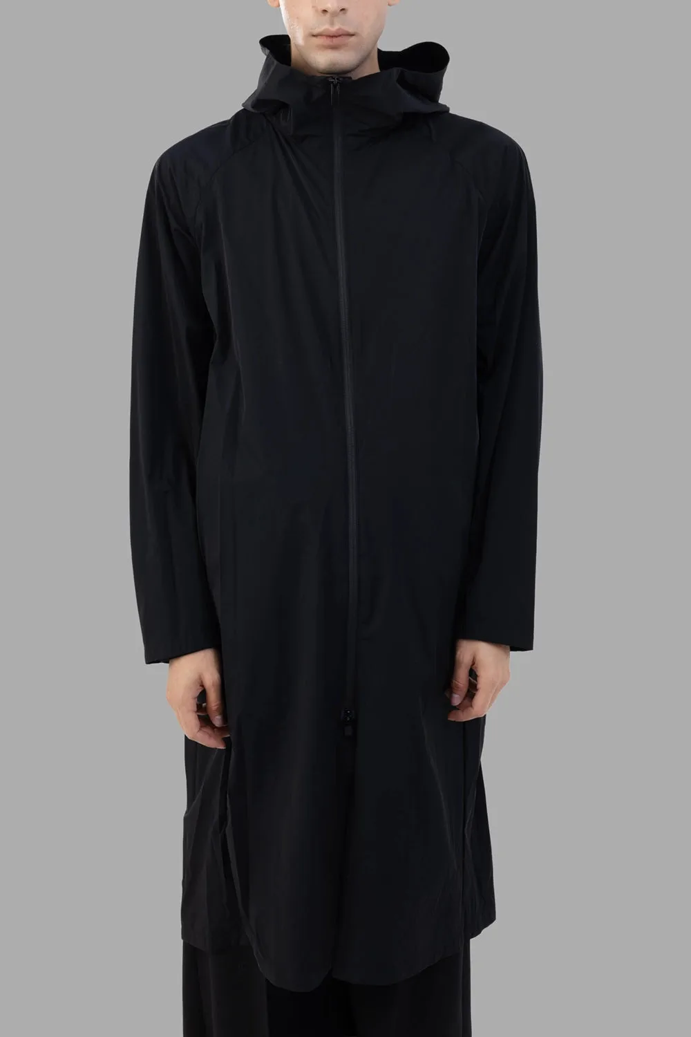 Black Light Hooded Coat sold by Plus Zero Concept Store