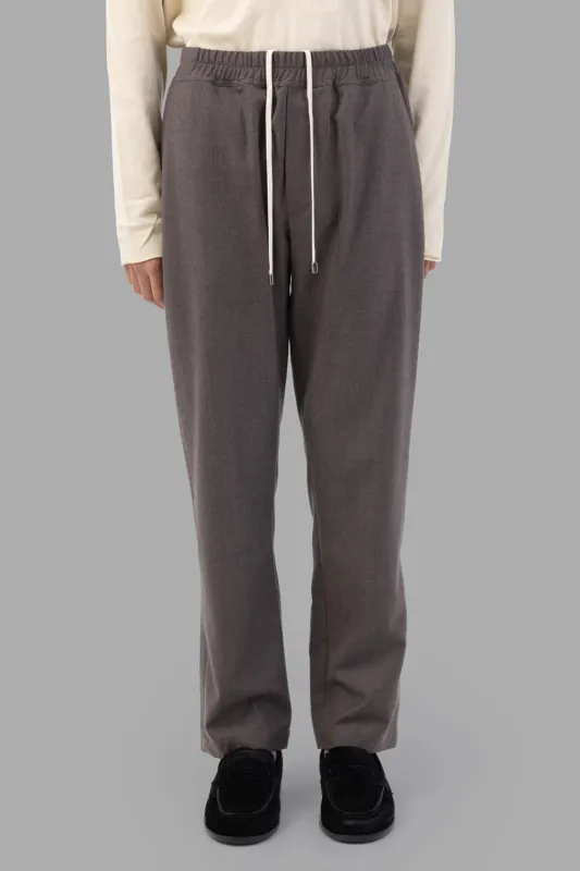 Tortora Flannel Jogger Trousers sold by Plus Zero Concept Store