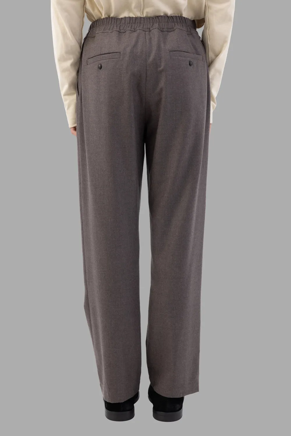 Tortora Flannel Jogger Trousers sold by Plus Zero Concept Store product image thumbnail 2