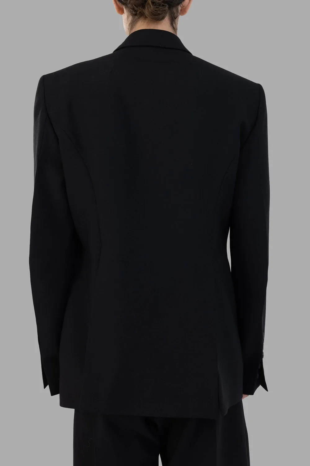 Black Fogpocket Studded-Shoulder Blazer sold by Plus Zero Concept Store product image thumbnail 2