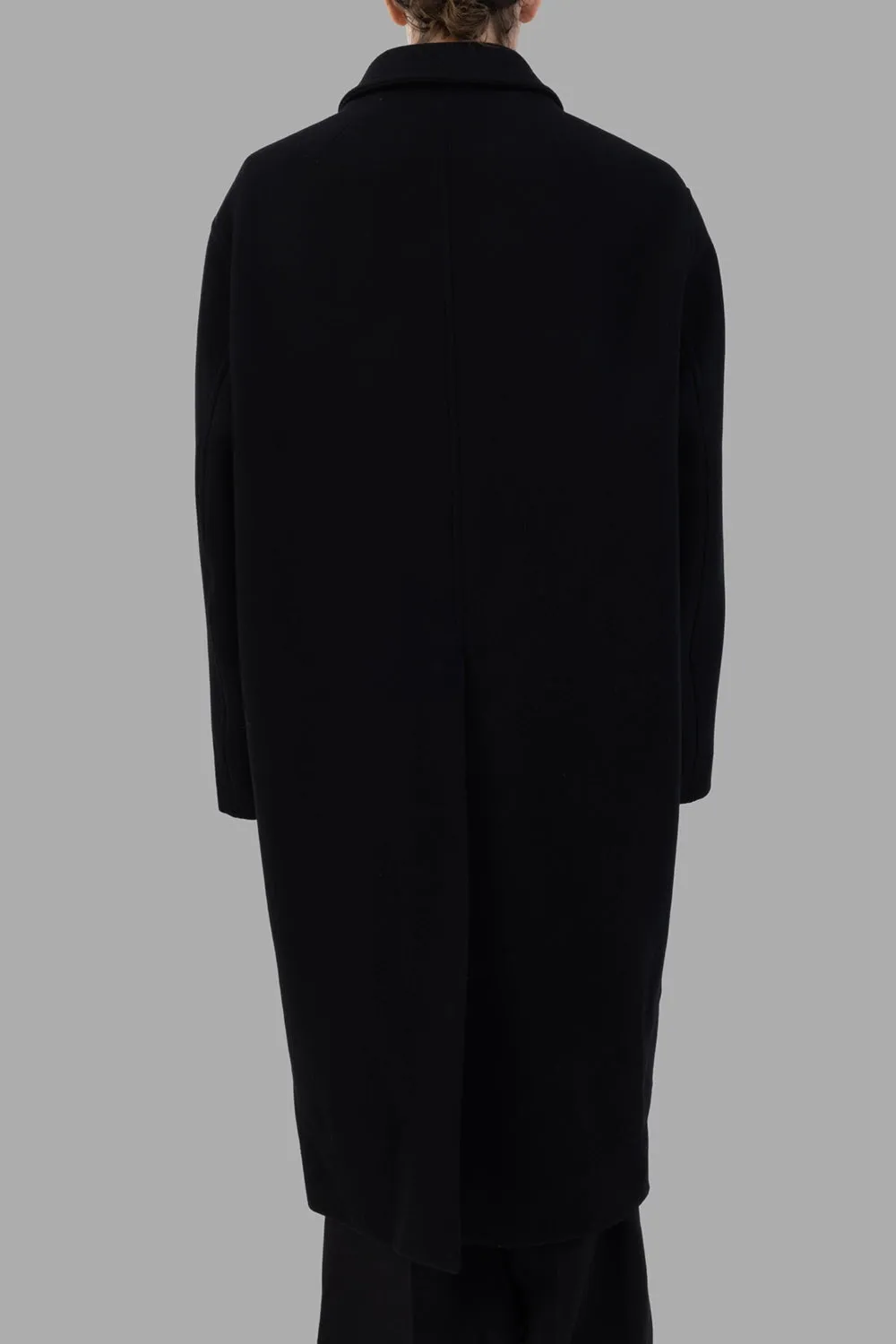 Jumbo Mac Coat in Black sold by Plus Zero Concept Store product image thumbnail 2