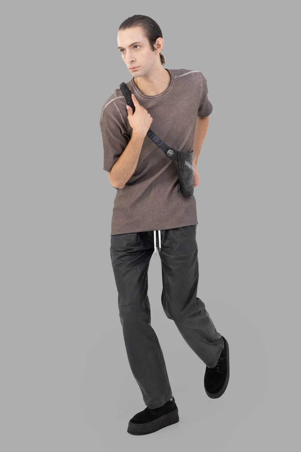 Humano T-Shirt in Taupe sold by Plus Zero Concept Store product image thumbnail 3