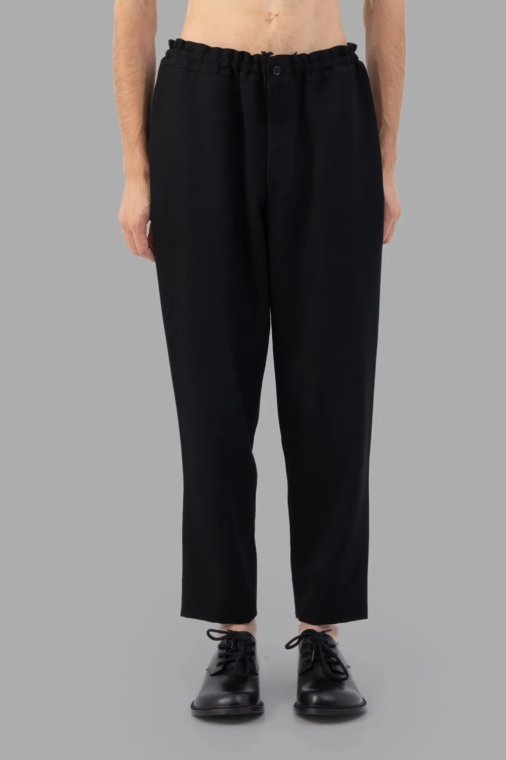 Black Wool Trousers sold by Plus Zero Concept Store