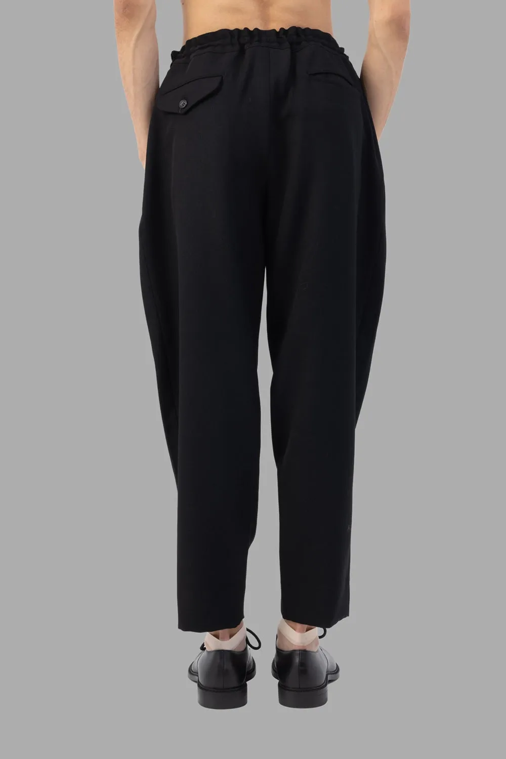 Black Wool Trousers sold by Plus Zero Concept Store product image thumbnail 2