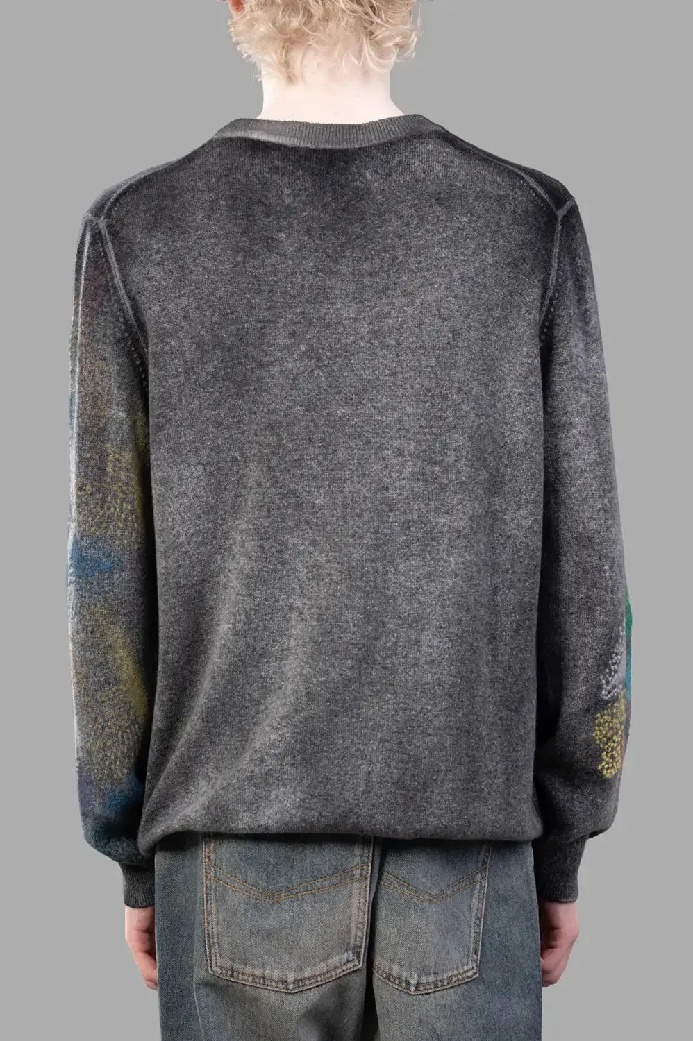 Hand-Painted Cashmere Crewneck Sweater sold by Plus Zero Concept Store product image thumbnail 3