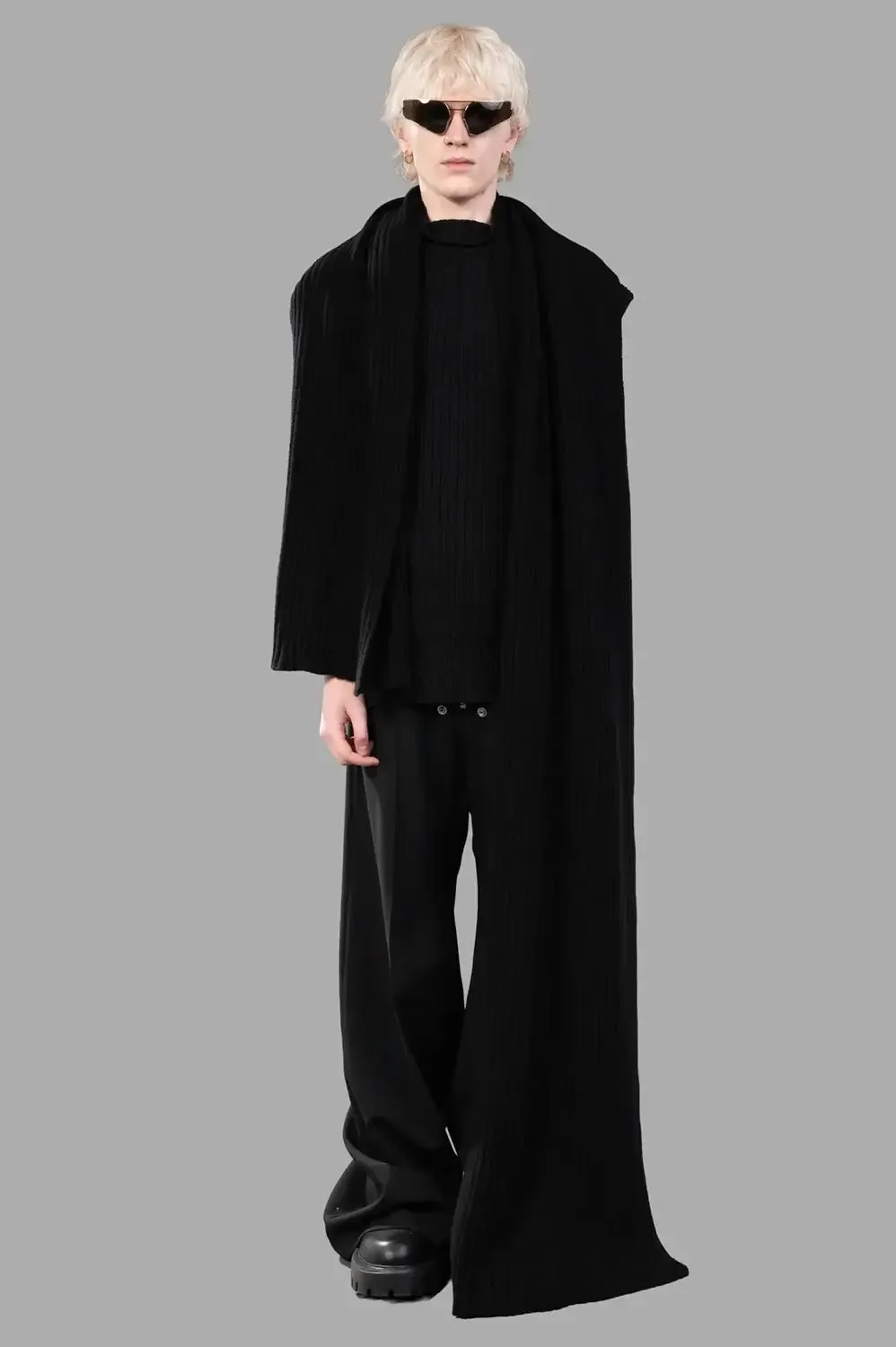 Sleeveless Fisherman Turtleneck in Black sold by Plus Zero Concept Store product image thumbnail 3
