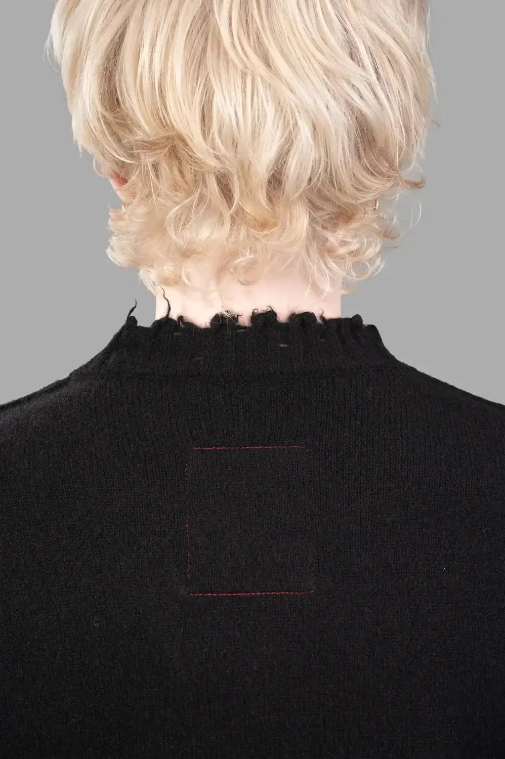 Round Neck Top in Black sold by Plus Zero Concept Store product image thumbnail 3