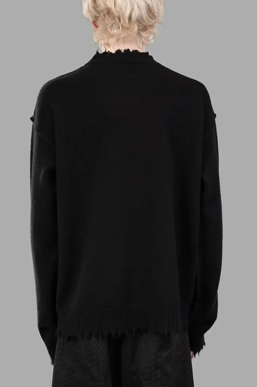 Round Neck Top in Black sold by Plus Zero Concept Store product image thumbnail 2