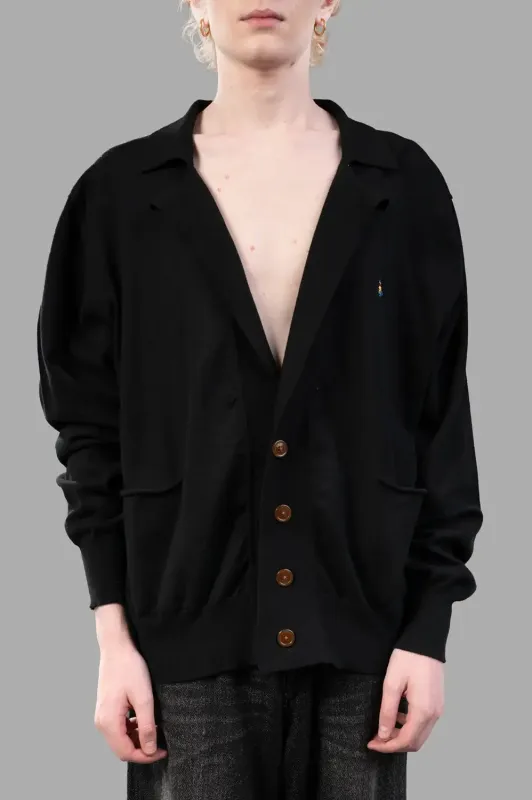 Samuel Cardigan in Black sold by Plus Zero Concept Store