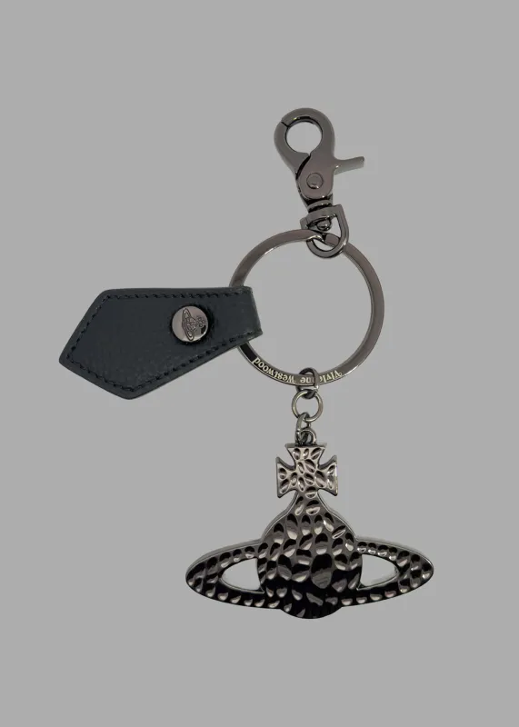 Hammered Orb Keyring sold by Plus Zero Concept Store