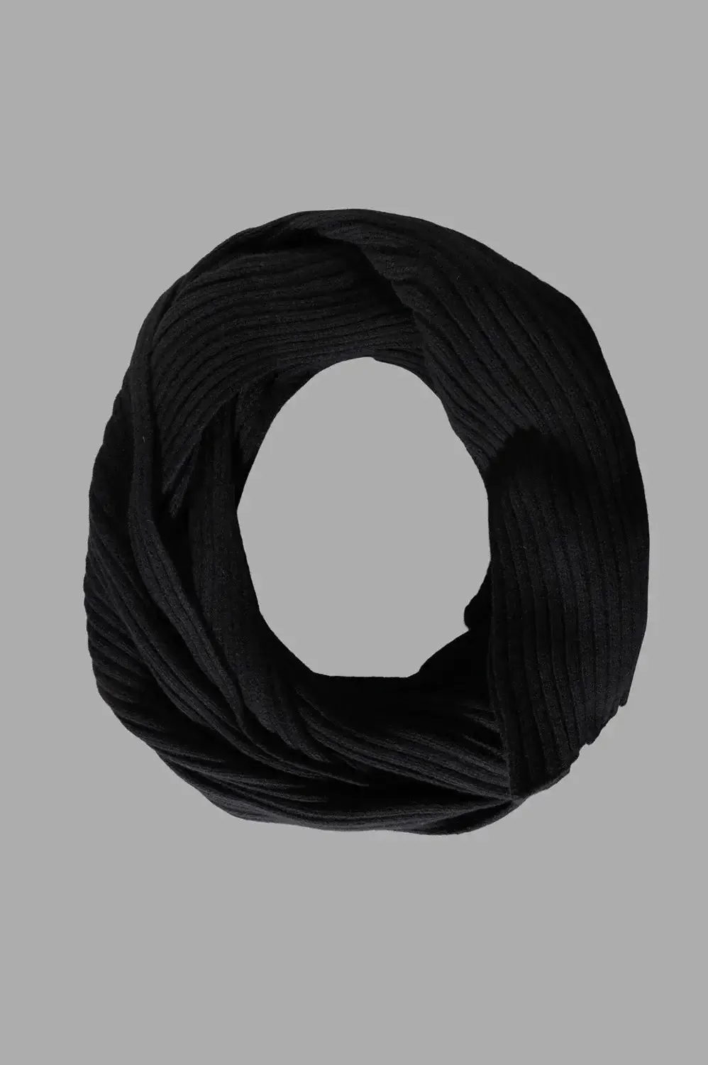 Long Scarf in Black sold by Plus Zero Concept Store