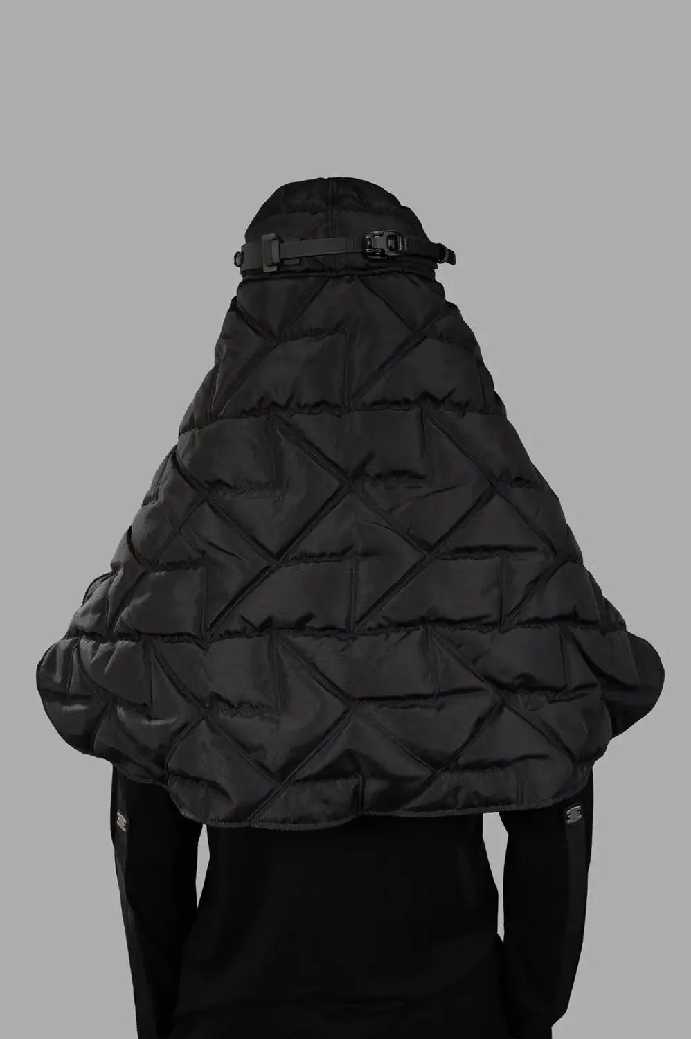Puffer Scarf Cap with Quilted Veil sold by Plus Zero Concept Store product image thumbnail 3