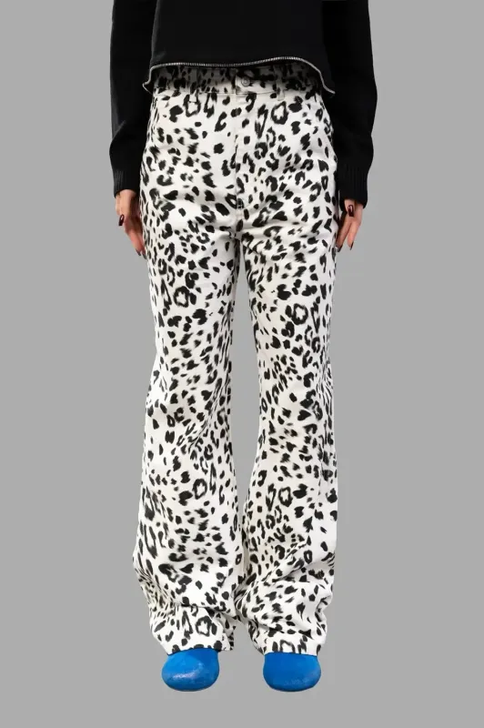 Leopard-Print Cargo Pants sold by Plus Zero Concept Store