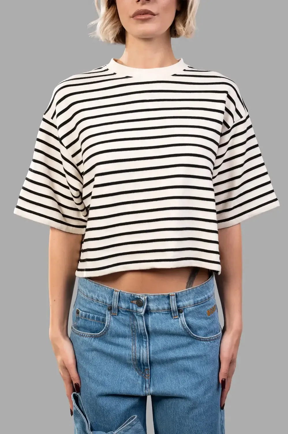 Myers Cropped Tee sold by Plus Zero Concept Store