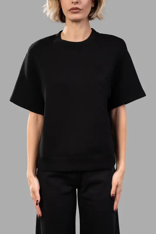 Short-Sleeve Monogram Sweatshirt sold by Plus Zero Concept Store