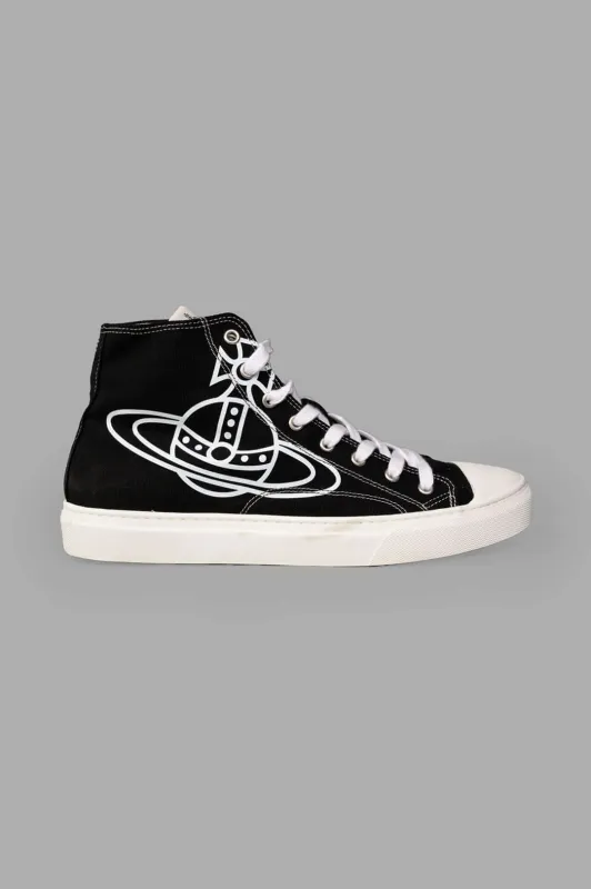 Plimsoll High Top Canvas Sneakers sold by Plus Zero Concept Store