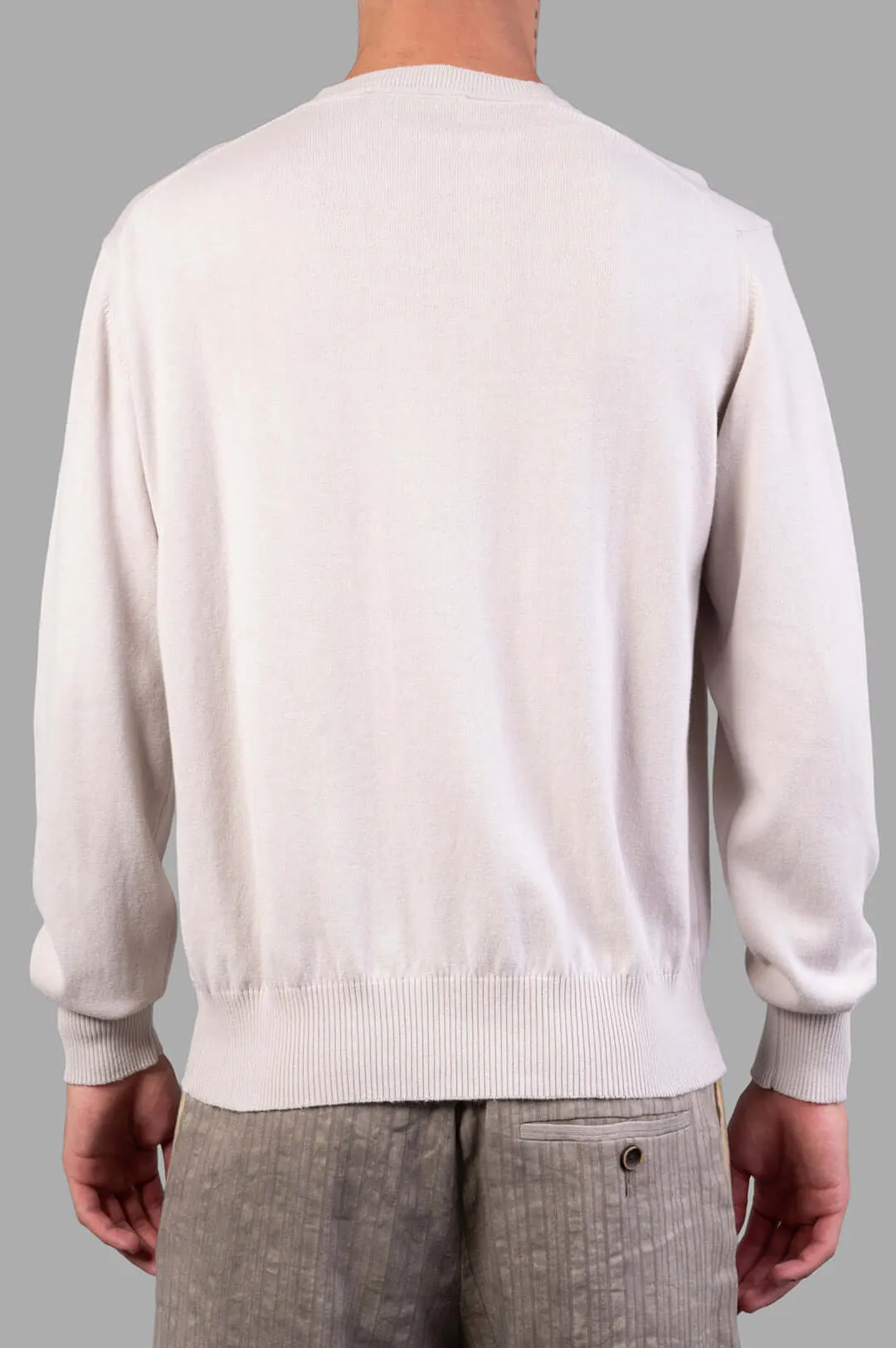 Cream Orb-embroidered Jumper sold by Plus Zero Concept Store product image thumbnail 3