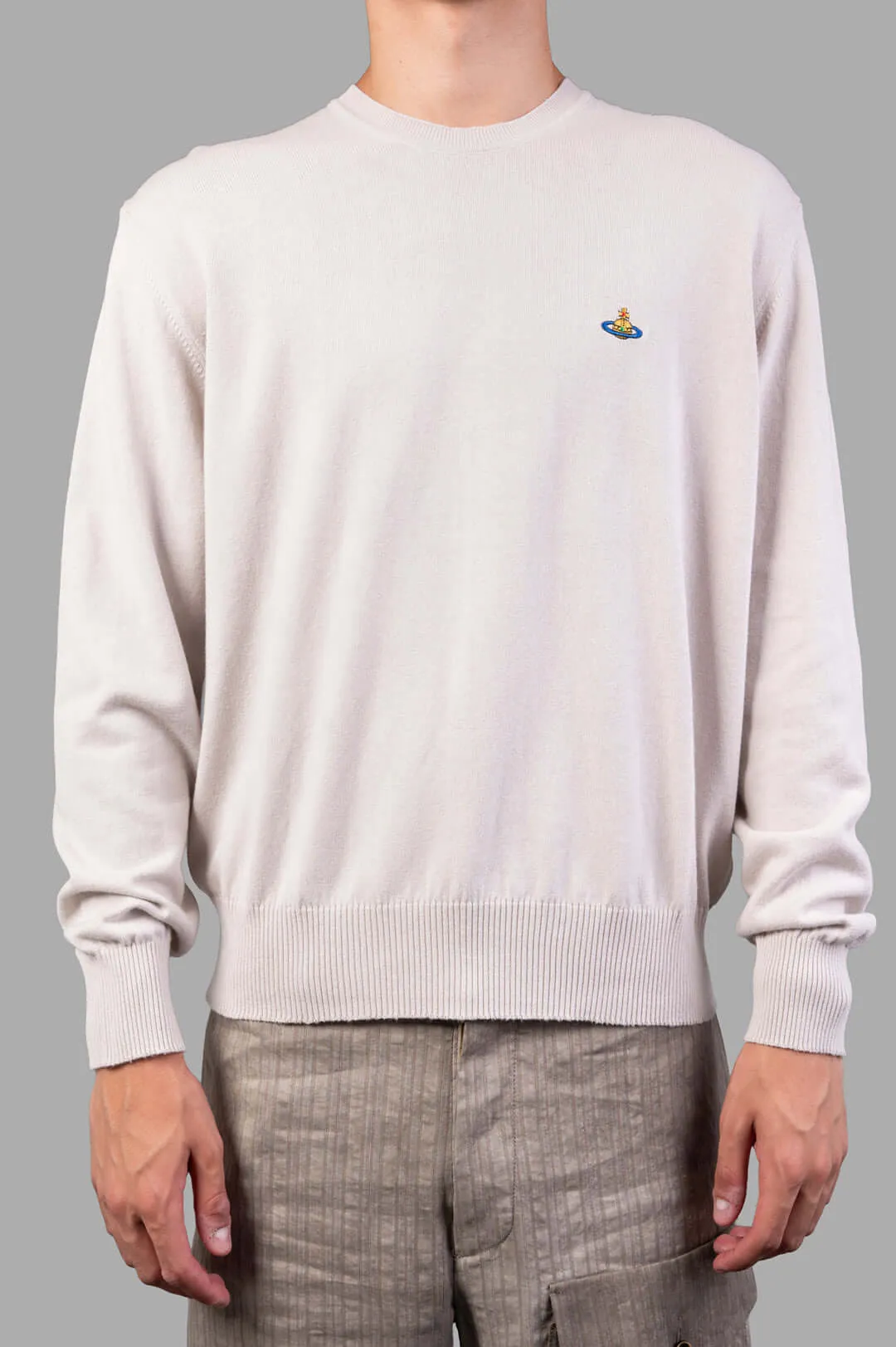 Cream Orb-embroidered Jumper sold by Plus Zero Concept Store product image thumbnail 2