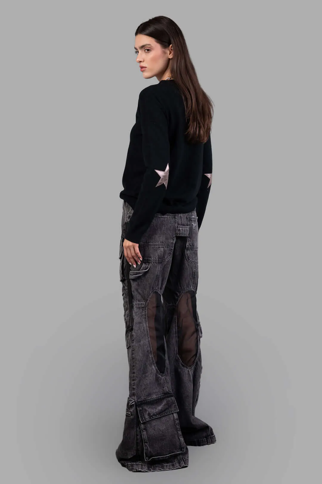 Star-patch Knitted Jumper sold by Plus Zero Concept Store