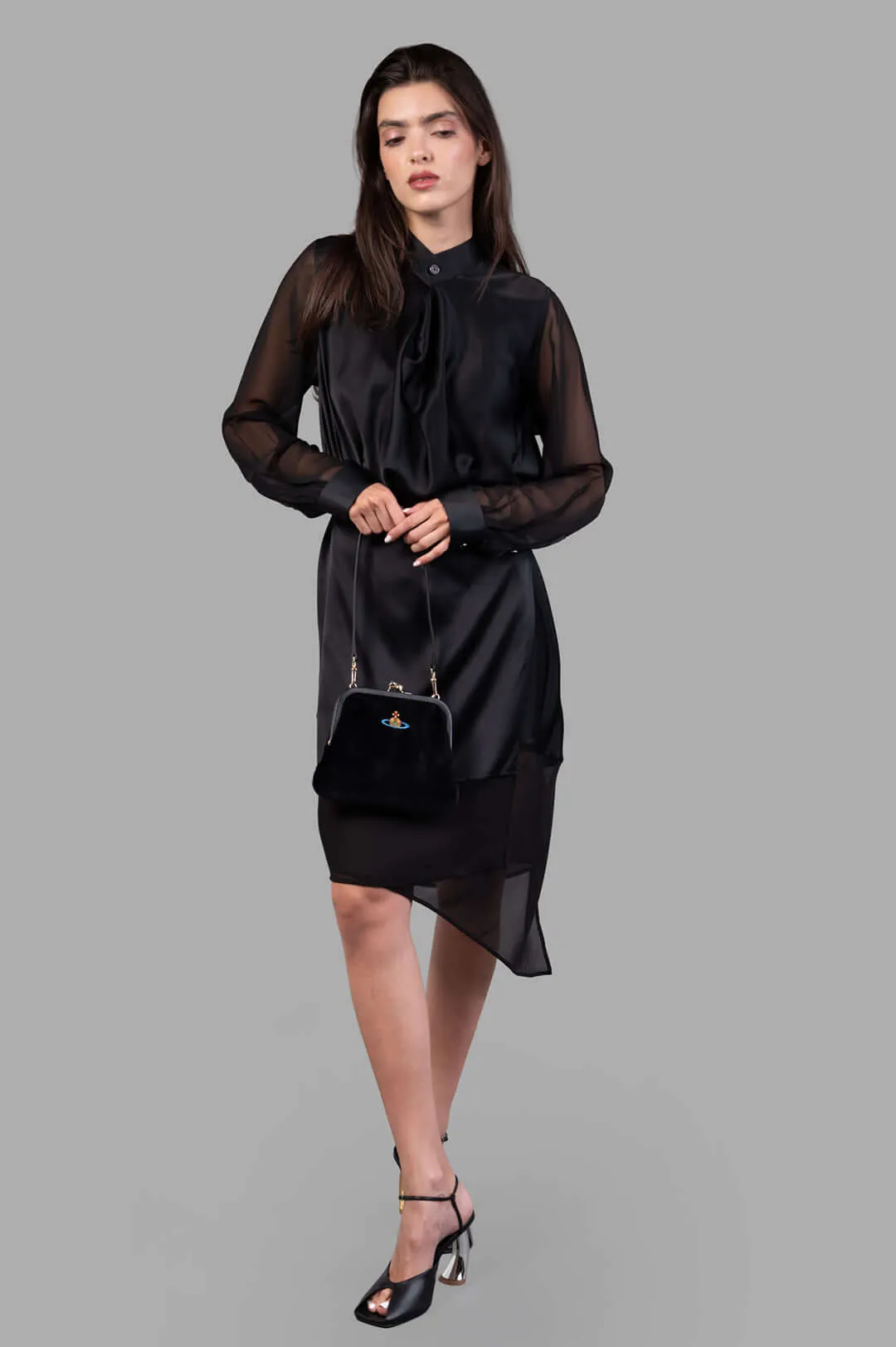 Scarf Shirt Dress sold by Plus Zero Concept Store