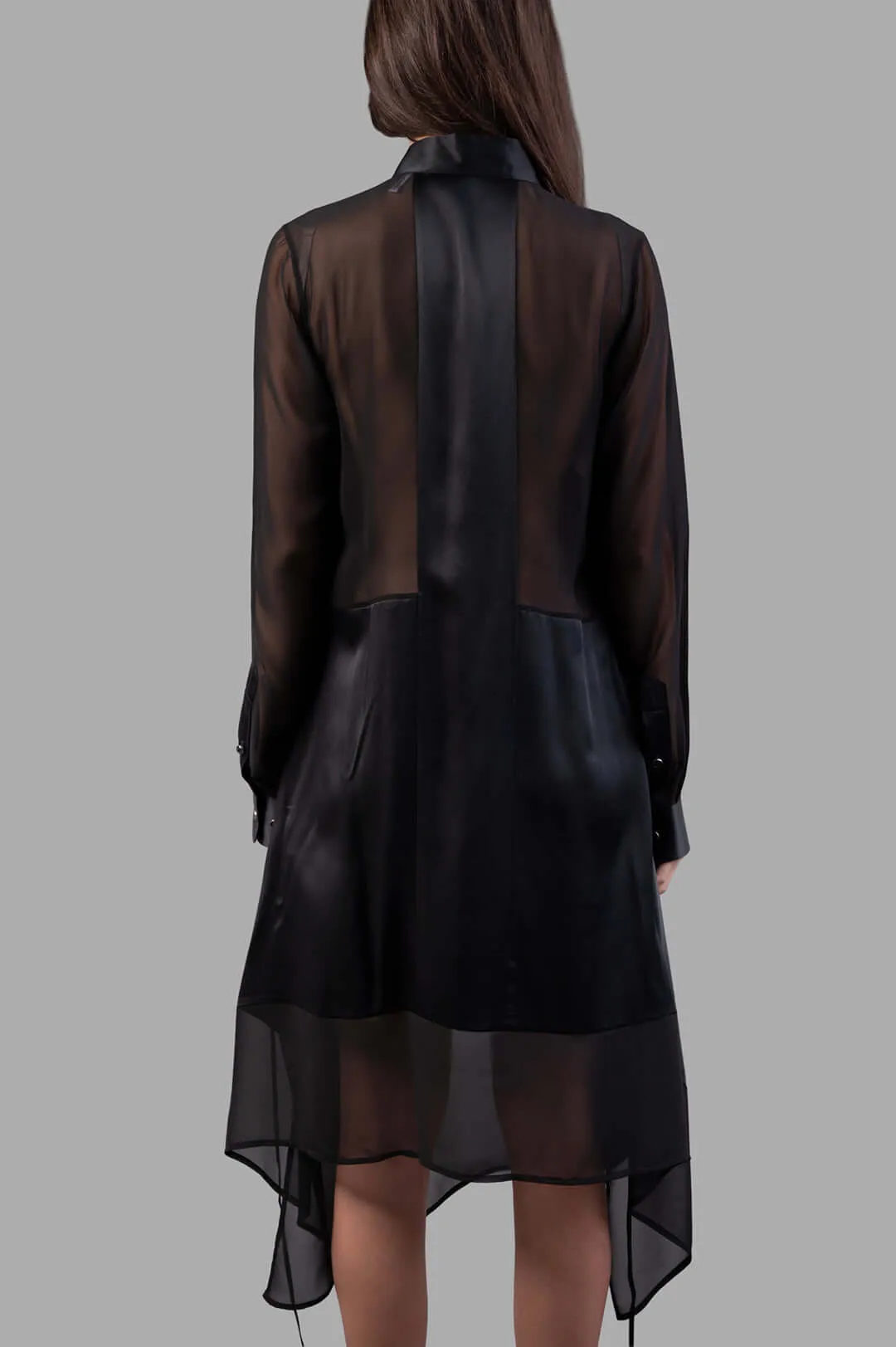 Scarf Shirt Dress sold by Plus Zero Concept Store product image thumbnail 3