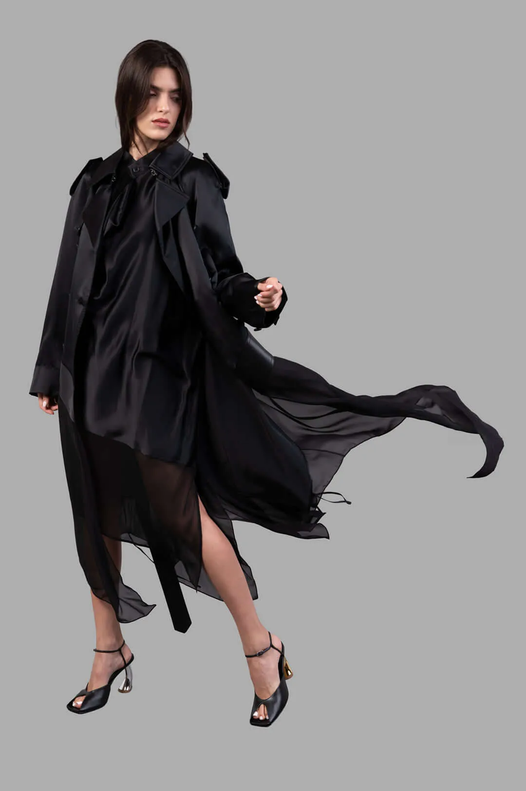 Scarf Trench sold by Plus Zero Concept Store