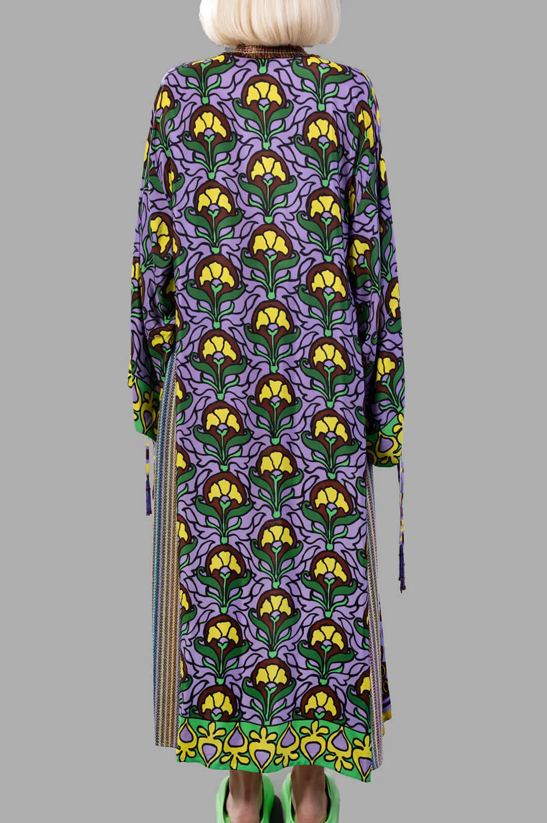 Embellished Printed Crepe Kaftan sold by Plus Zero Concept Store product image thumbnail 3