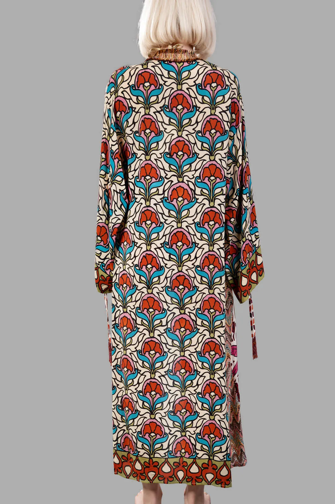 Embellished Printed Crepe Kaftan sold by Plus Zero Concept Store product image thumbnail 3