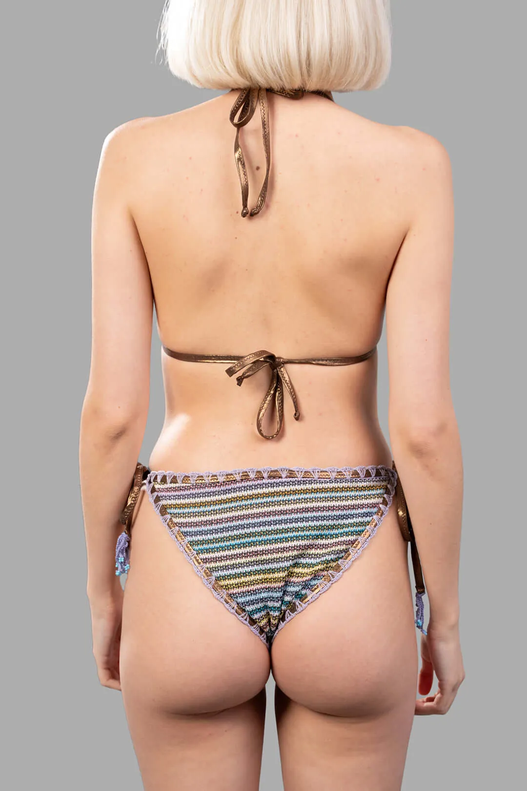 Striped Triangle Bikini Set sold by Plus Zero Concept Store product image thumbnail 4