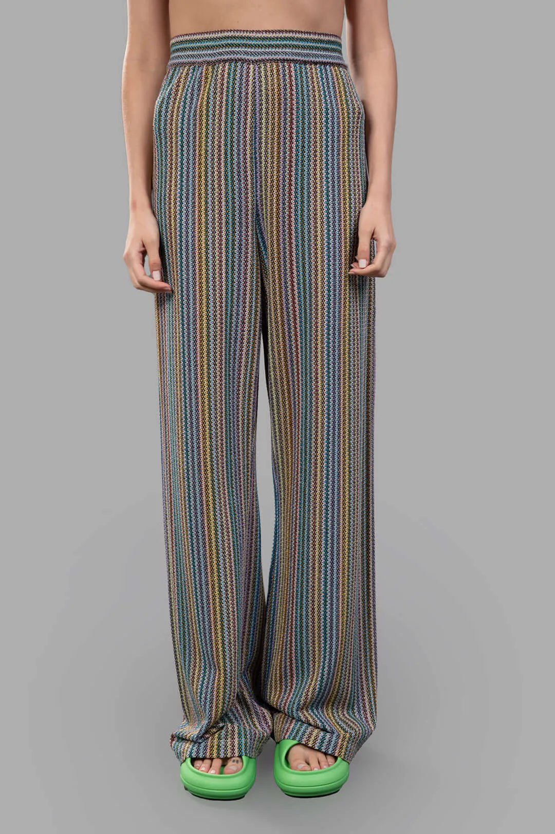Striped Knit Trousers sold by Plus Zero Concept Store product image thumbnail 2