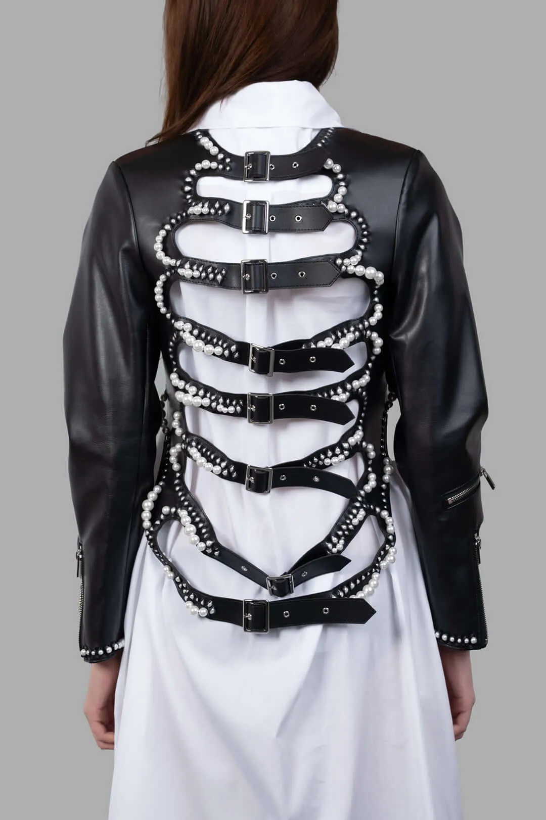 Pearl-Detailed Jacket sold by Plus Zero Concept Store product image thumbnail 3