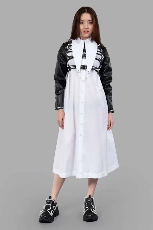 Pearl-Detailed Jacket sold by Plus Zero Concept Store