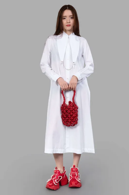 Charm-collar Shirt Dress sold by Plus Zero Concept Store