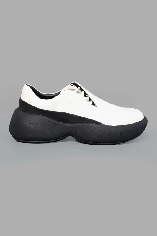 Leather Platform Sneakers sold by Plus Zero Concept Store