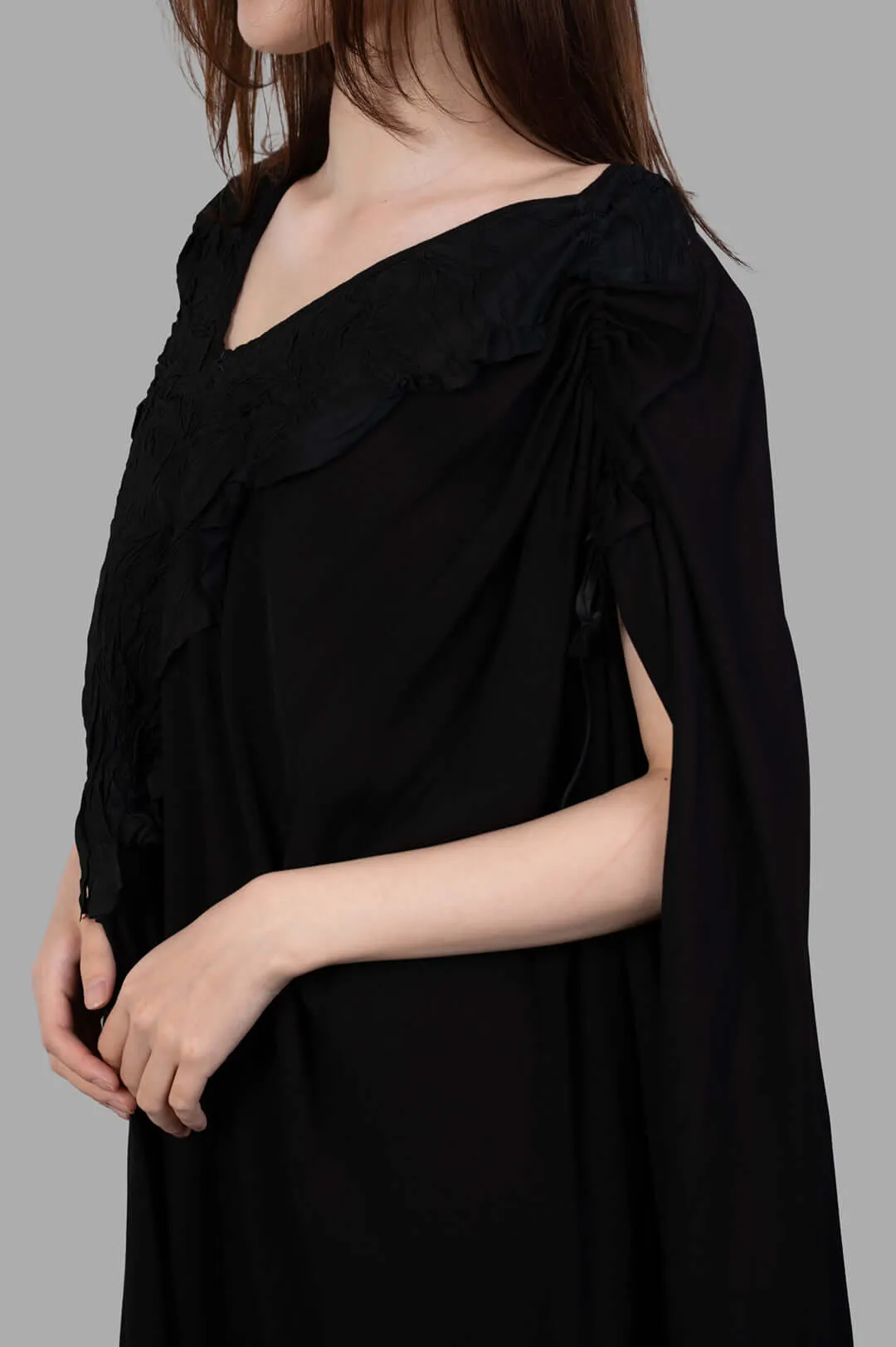 Leather-detail Dress sold by Plus Zero Concept Store product image thumbnail 4