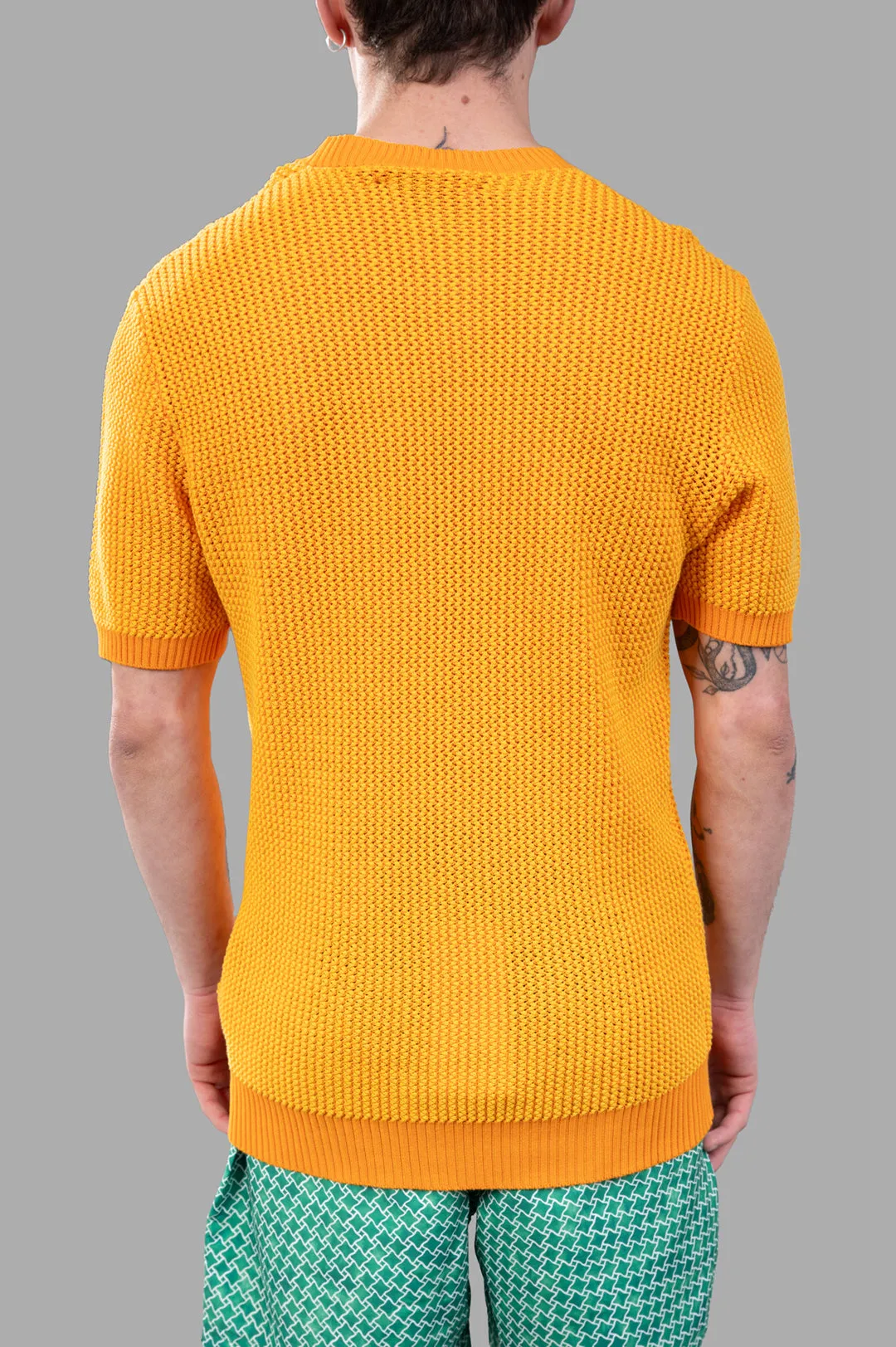 Chevron Knit T-Shirt sold by Plus Zero Concept Store product image thumbnail 3