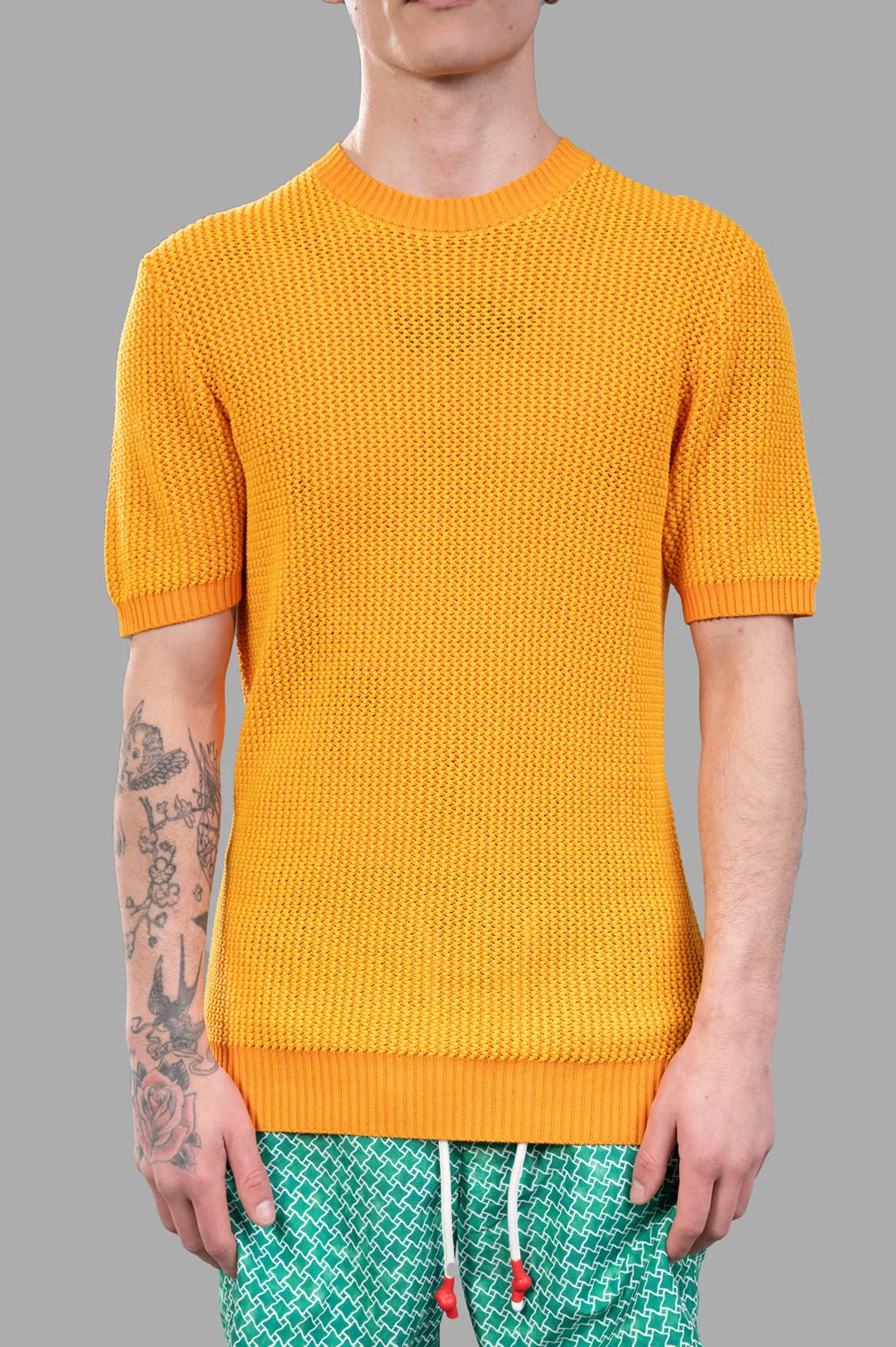 Chevron Knit T-Shirt sold by Plus Zero Concept Store product image thumbnail 2