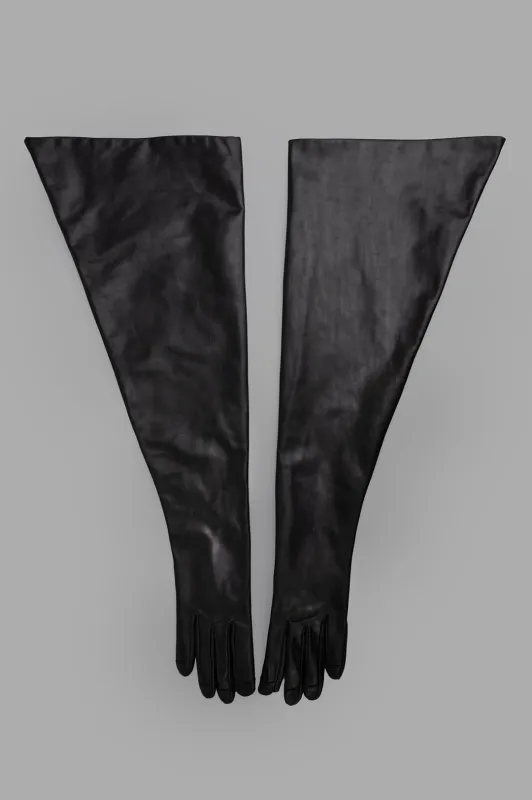 Hollywood Runway Gauntlets in Black sold by Plus Zero Concept Store