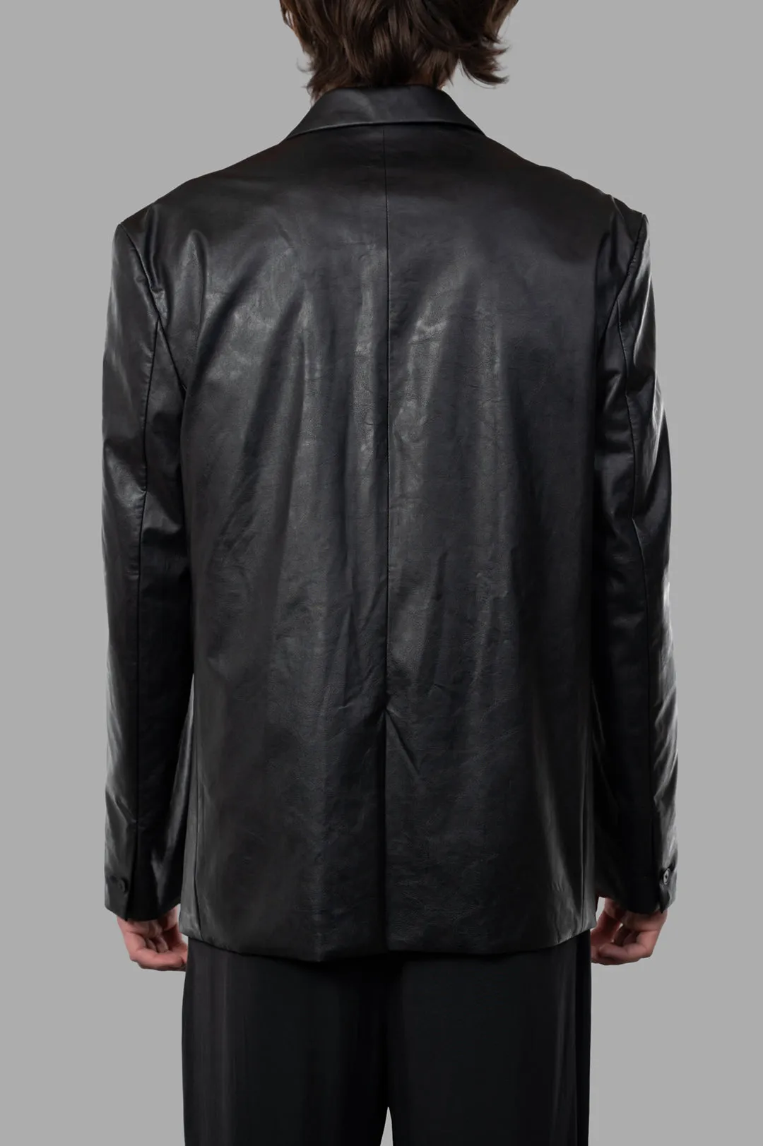 Synthetic Leather Jacket sold by Plus Zero Concept Store product image thumbnail 3